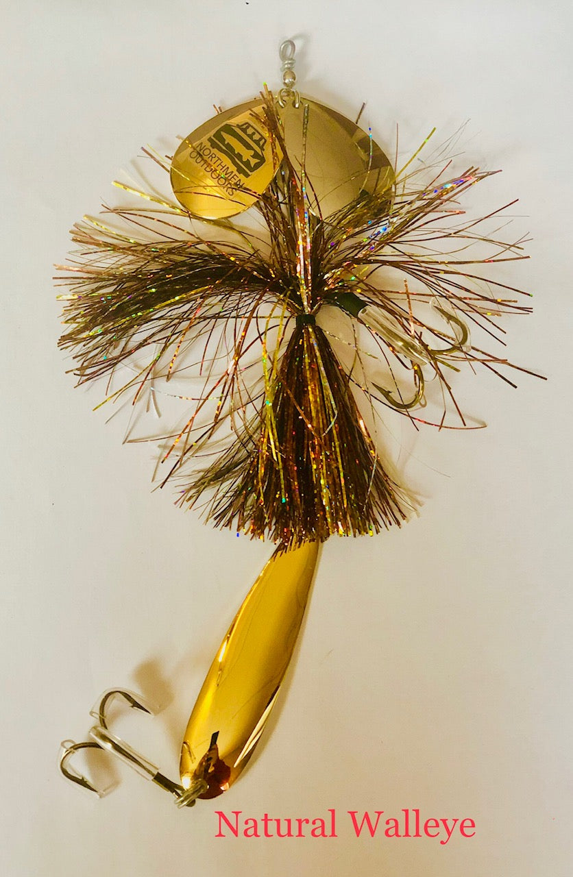 The Big Dirty Bucktail Lure- Biting Bucktail – WB Musky Shop