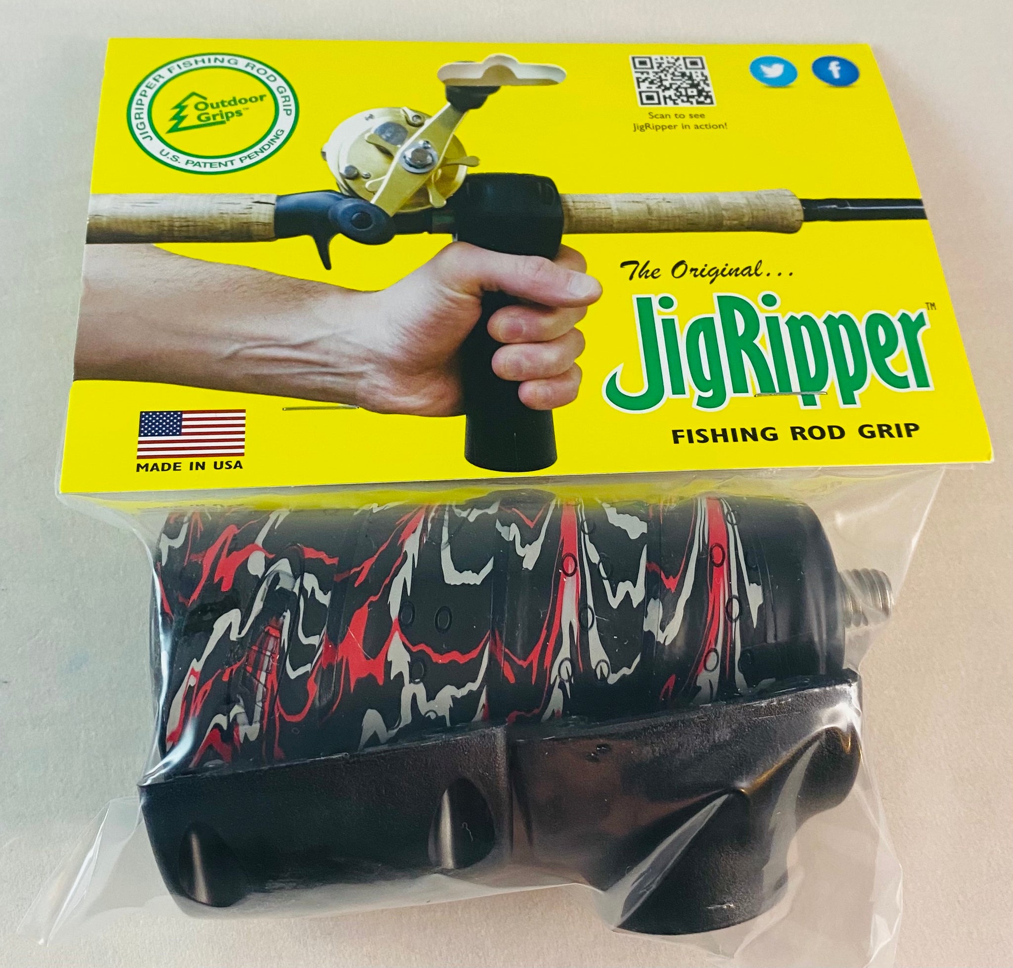 JigRipper™ Fishing Grip Handle – WB Musky Shop